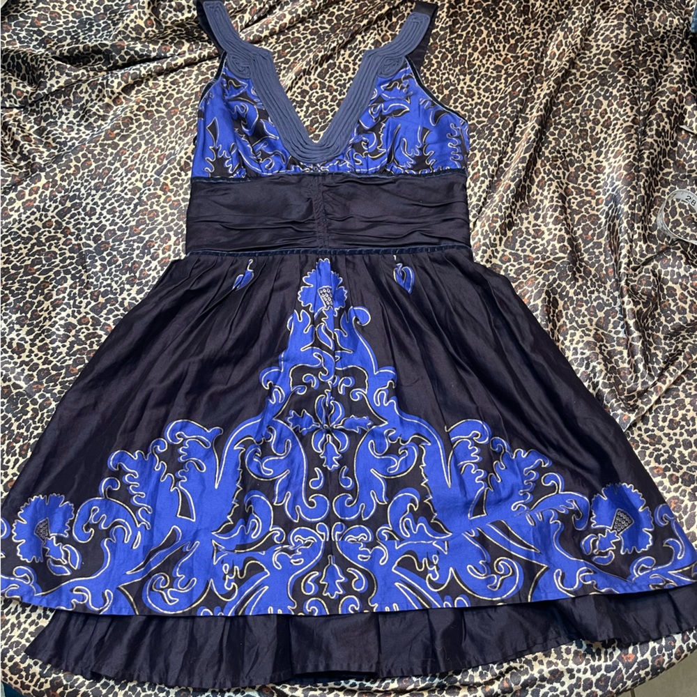 Free People Victorious Twee Retro Mini Dress